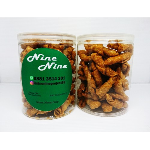 

Kacang Sembunyi | Kacang Kulit Pangsit | 250 gram (Kemasan Toples) | Jajanan Jadul