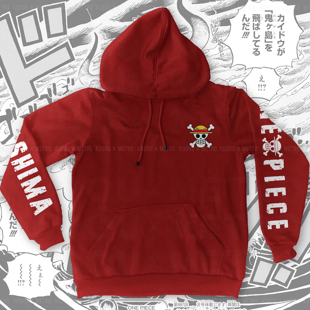 Sweater Luffy Onigashima Anime Manga One Piece Premium Unisex