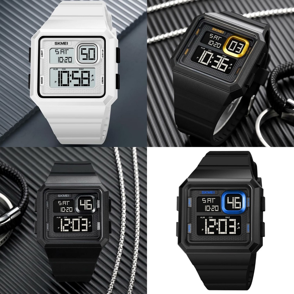 Jam tangan pria skmei 1877 original rubber digital water resist
