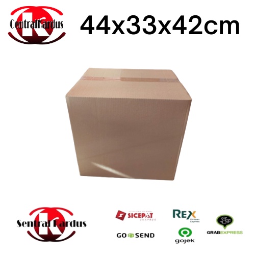 

(10pcs) Kardus standar polos baru Kardus Packing 44x33x42cm Karton Box Dus Kotak Packaging Besar Jumbo Pindahan Polos Murah Baru