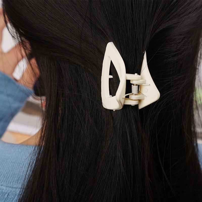 Jepit Rambut Bahan Akrilik Gaya Korea Bentuk Geometris Untuk Hiasan Kepala
