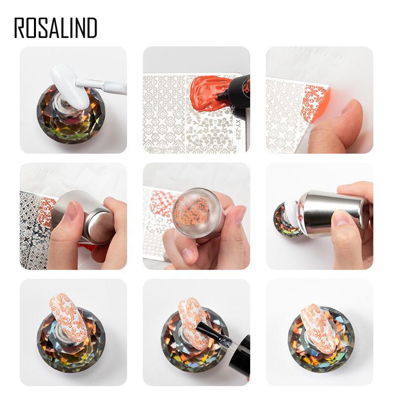 Stamper Gel Polish Stamping Plate Besi Nail Art Kutek Stamp Bagus