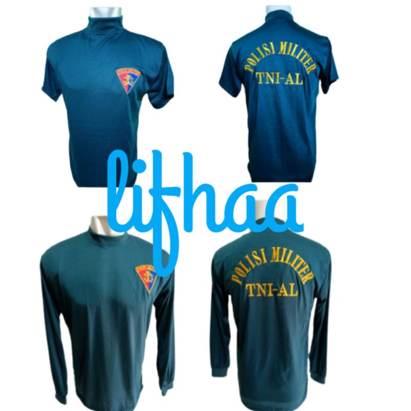 KAOS POMAL /KAOS POLISI MILITER /PANJANG PDK BORDIR