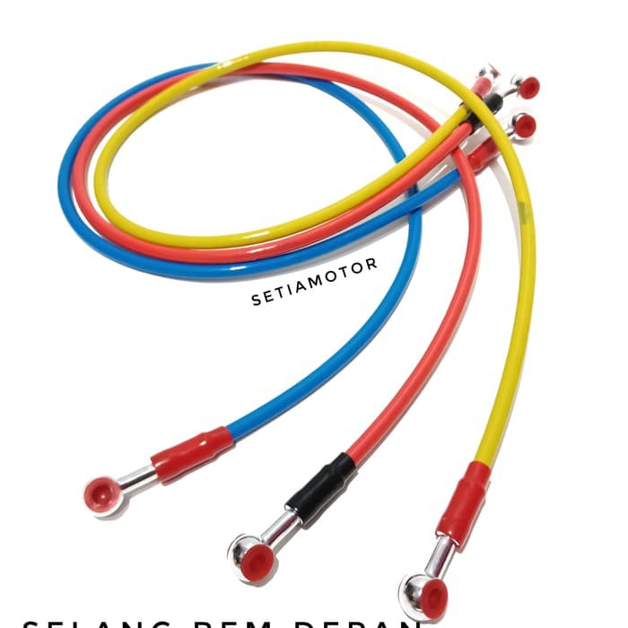 Selang Rem Variasi Satria Fu, Sonic, Cb, Vixion, Ninja R RR, R15, Mx Aksesoris/Variasi