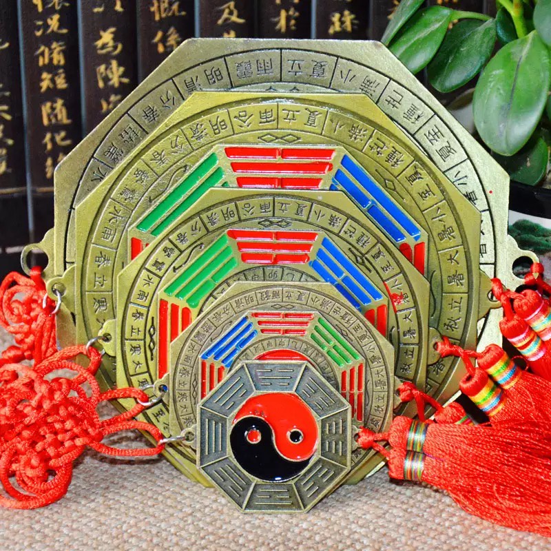 [Bayar di Tempat] Gantungan Fengshui Ba Gua FengShui Patkwa Gantungan Tassel Feng Shui