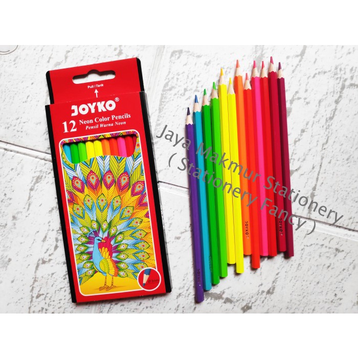 

Berkualitas Pensil Warna Joyko Neon 12 Warna Cp-124N Limited