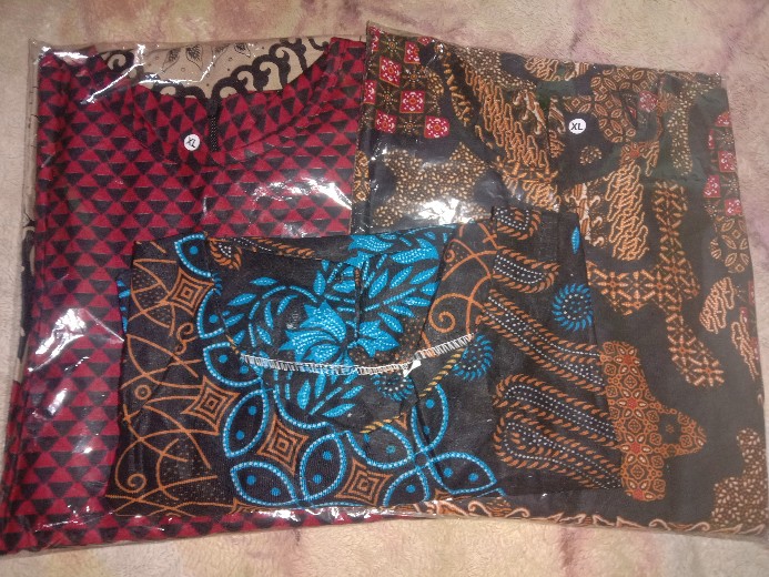 Atasan Batik Dolby Dolbi Dobby Doby Tenun Sutra Tulis Halus Katun Atbm Baron Murah