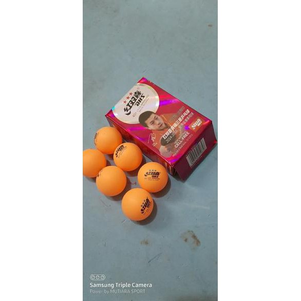 Bola pimpong / tenis meja DHS Bintang 3