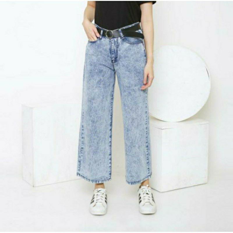 Celana Jeans wanita Cullotes/Kulot