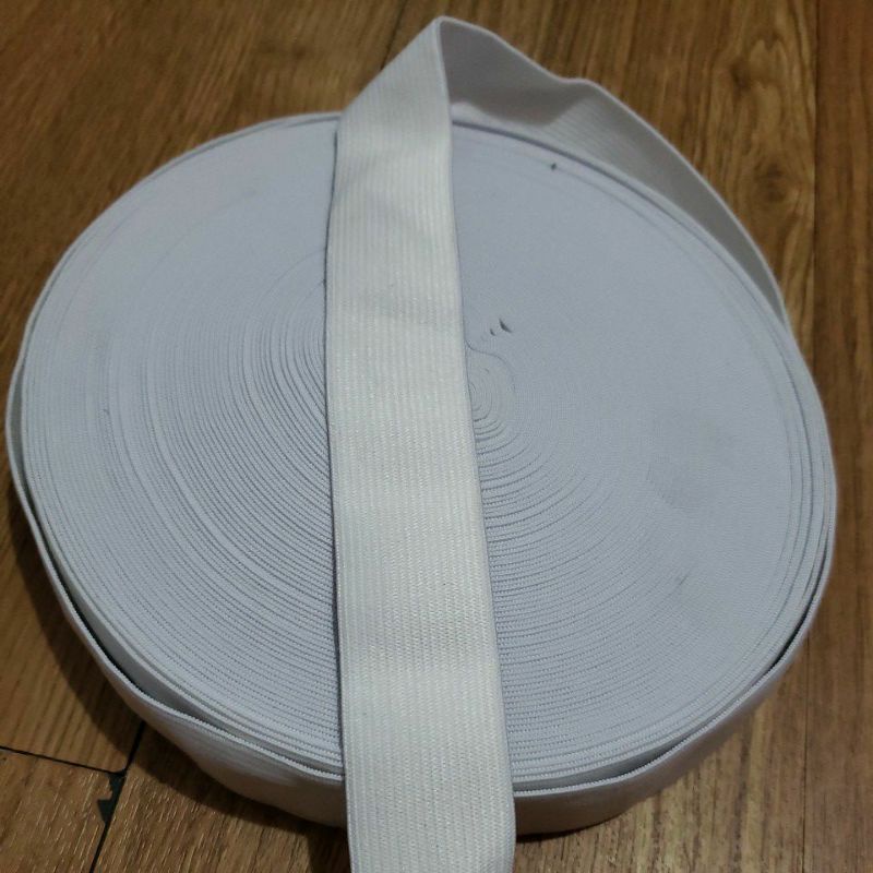 KARET ELASTIS UKURAN 3 CM PER ROLL KARET PINGGANG KARET KOLOR KARET CELANA