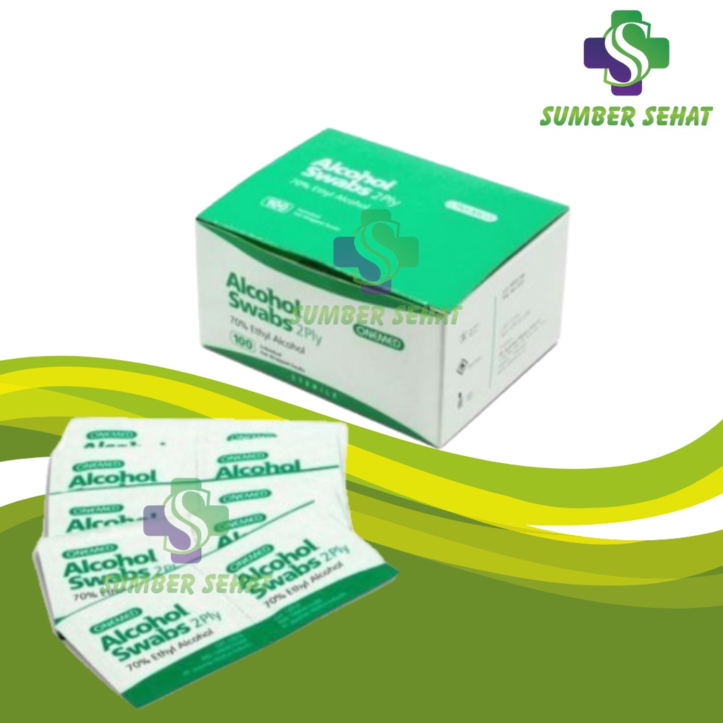 ALKOHOL SWABS BOX 100 PCS