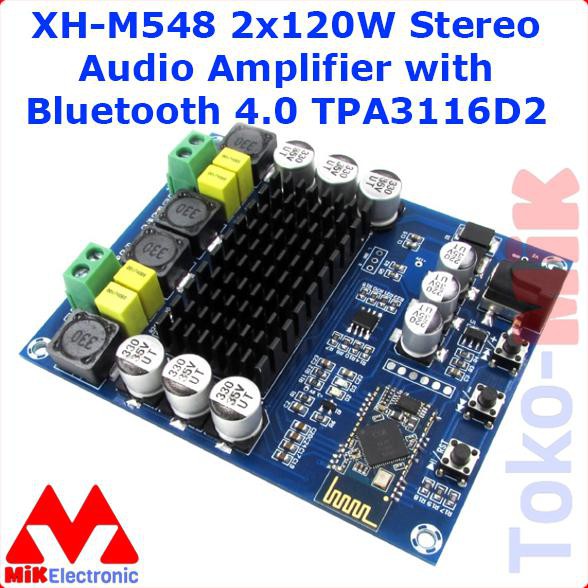 XH-M548 2x120W 240W Digital Stereo Power Amplifier TPA3116D2 TPA3116