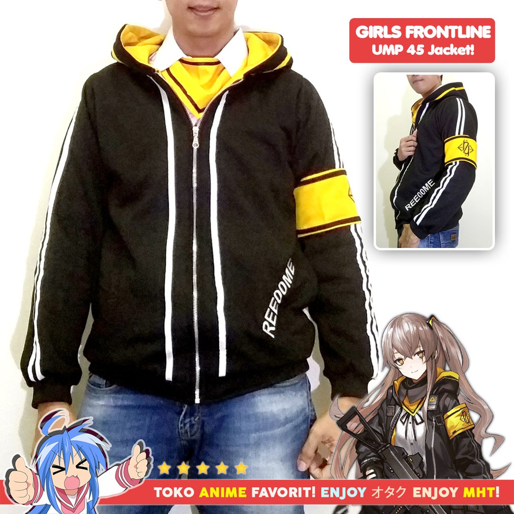 Jaket Hoodie Girls Frontline UMP45 - Kostum Anime Cosplay