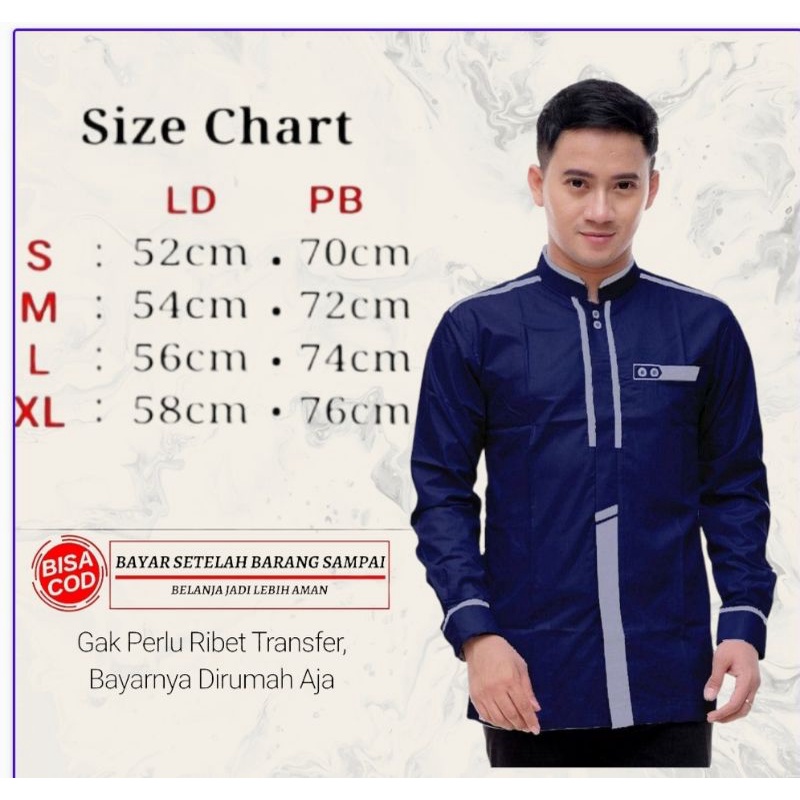 BAJU KOKO MOTIF KHATULISTIWA