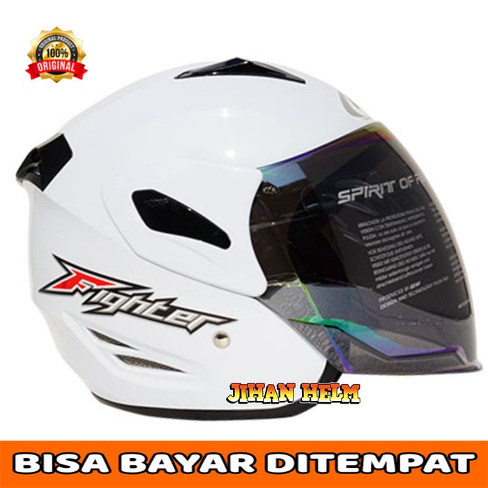 HELM / GM HELM / HELM GM / HELM GM FIGHTER WHITE ORIGINAL SNI TERMURAH