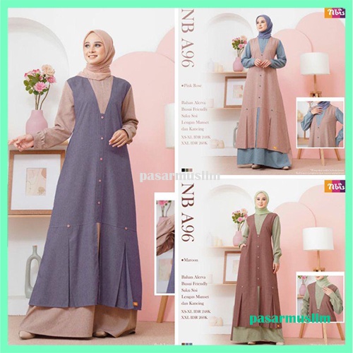 Nibras NB A96 Gamis Nibras Gamis Dewasa
