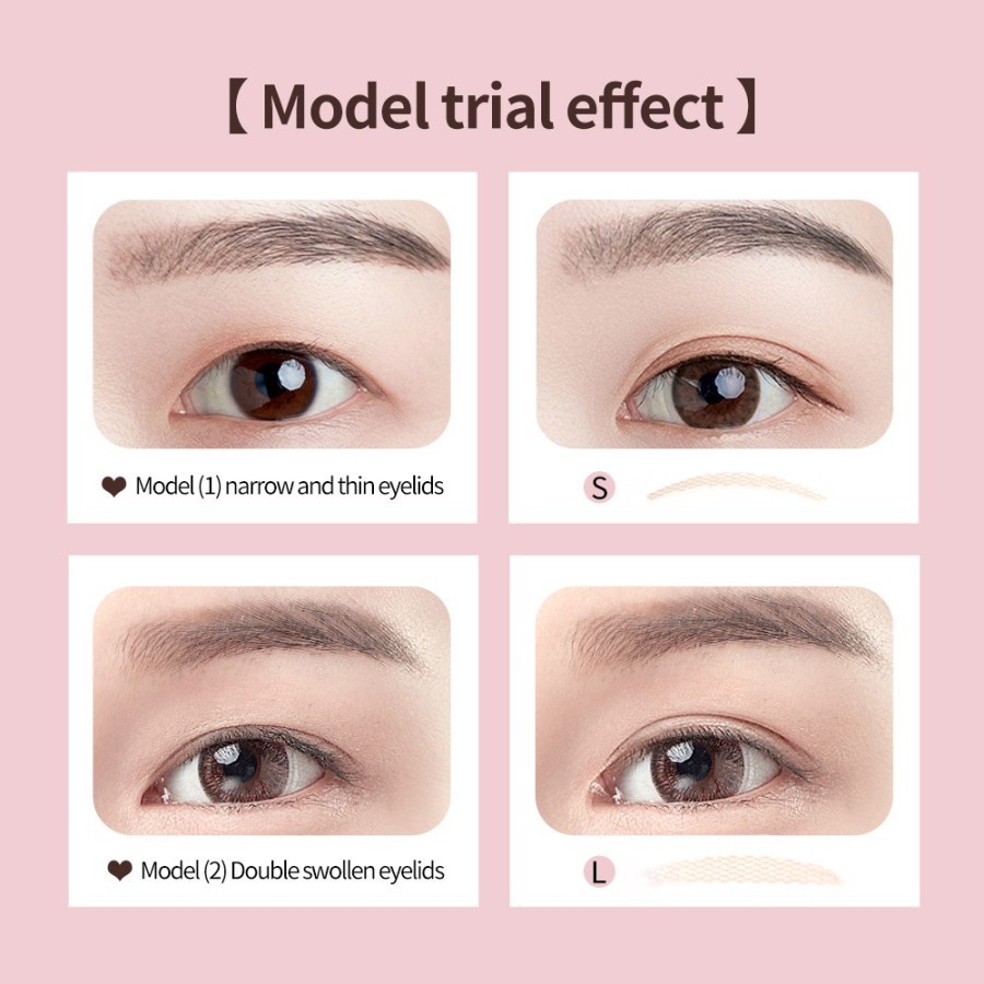 WATERPROOF INVISIBLE DOUBLE EYELID STICKERS PRAKTIS