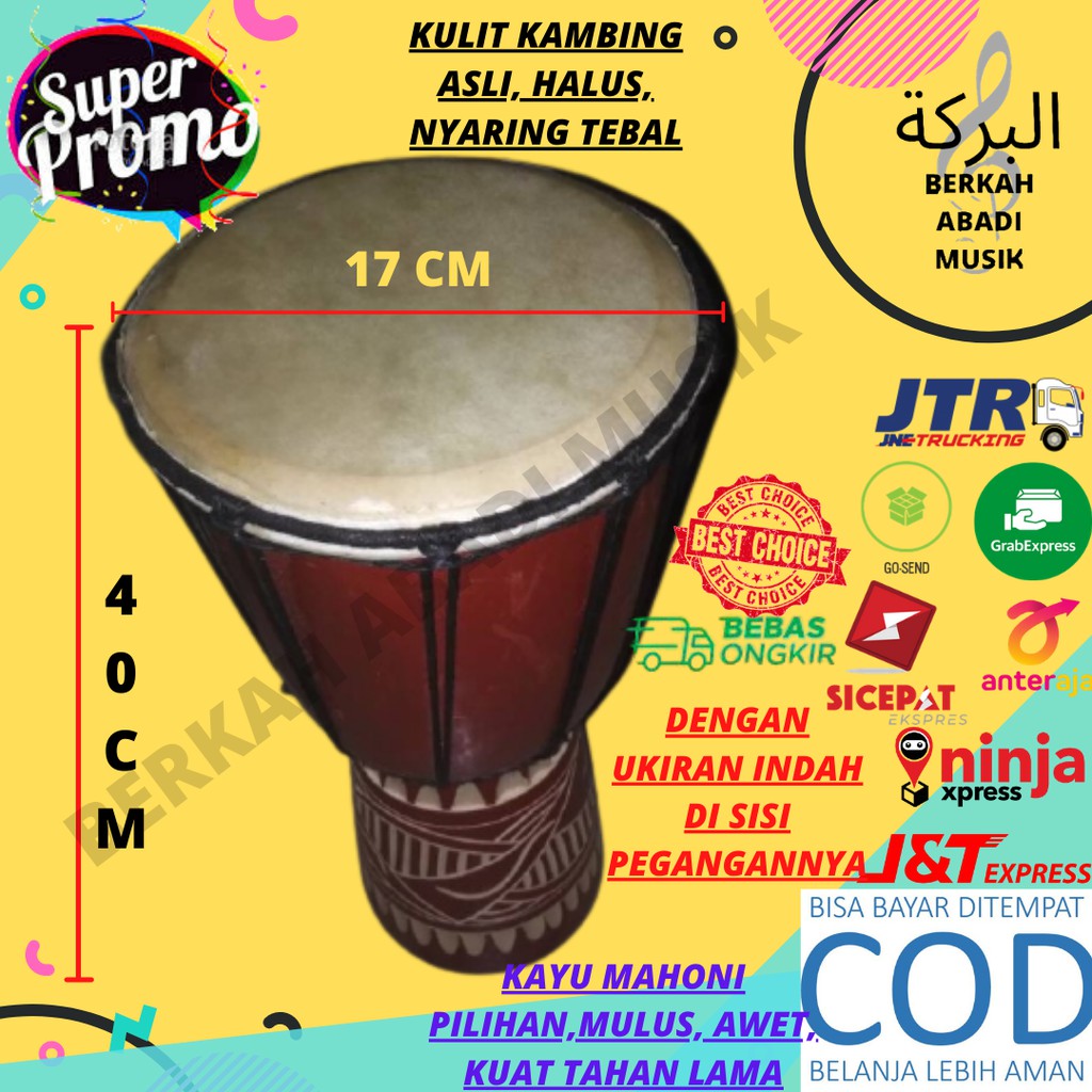 JIMBE 40CM JIMBE 40 CM JIMBE ALAT MUSIK 40 CM JIMBE 40 CM BESAR JIMBE SEDANG Jimbe ukuran 40CM genda