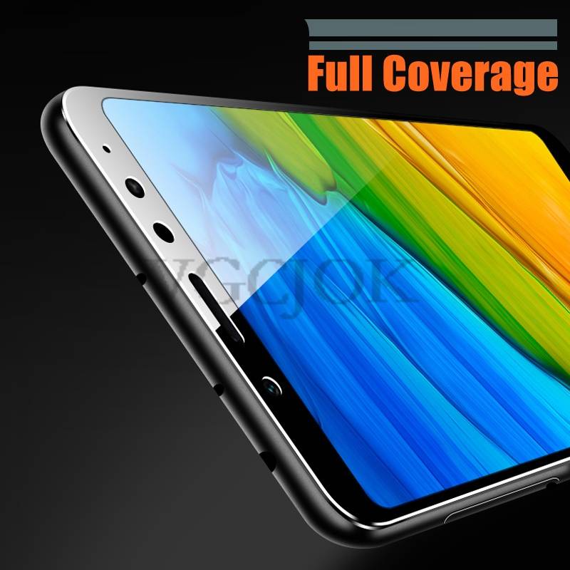 9D Tempered Glass For Xiaomi Redmi 5 Plus 5A Go 6 6A 7A S2 Full Cover Screen Protector On Redmi Note 5 5A 6 Pro Protective Film