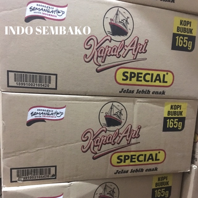 Kopi Kapal Api Special 160g / Kopi Kapal Api Special 20bks x 160g / Kapal Api special dus