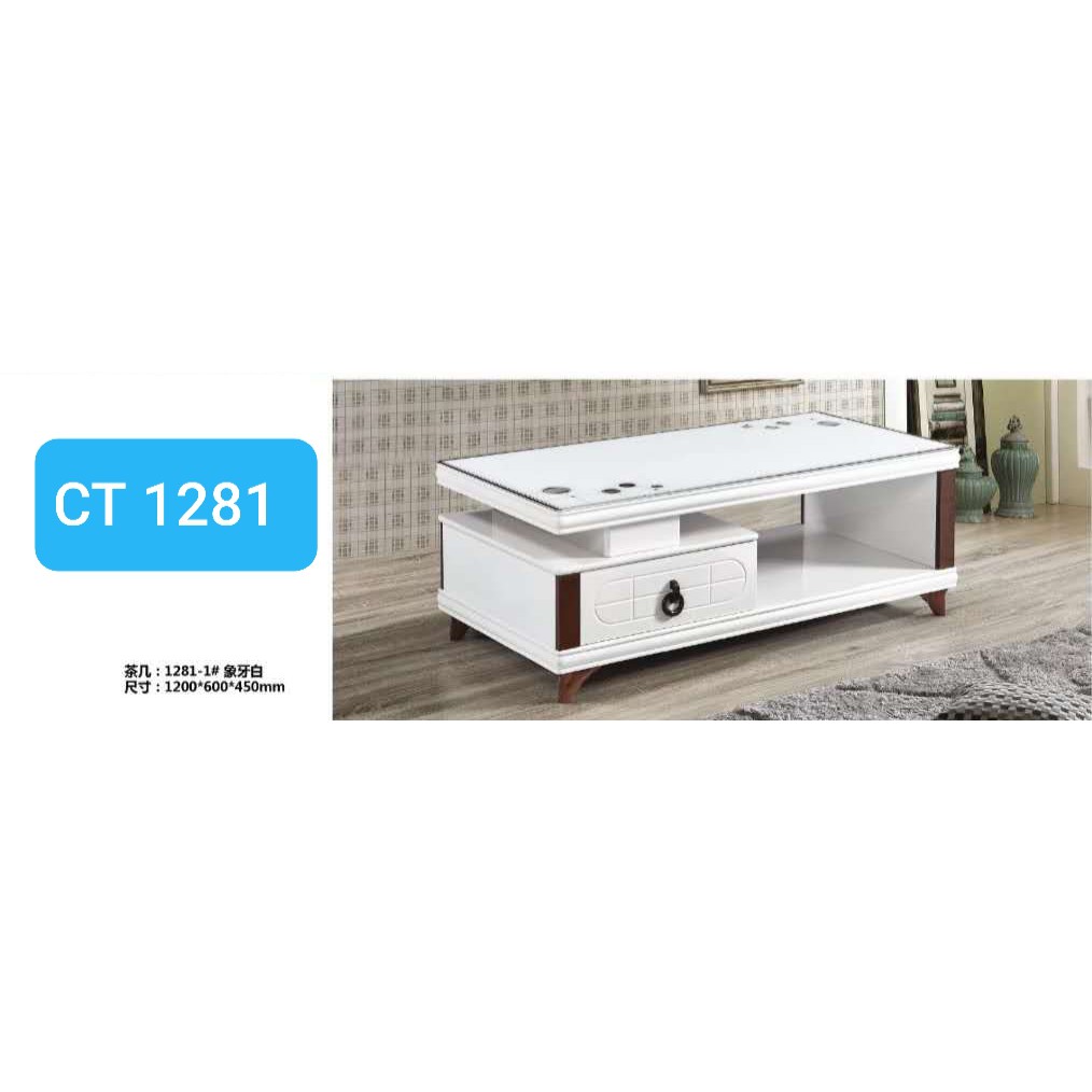 Meja Tamu Kaca Import