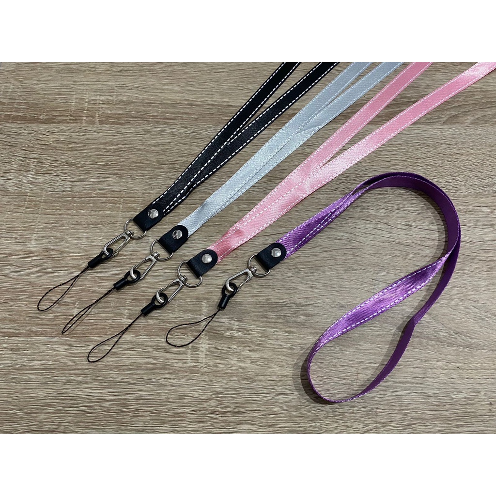 [RO ACC] NVN-TL03 TALI STRAP GANTUNGAN HP / ID CARD / KUNCI PANJANG POLOS