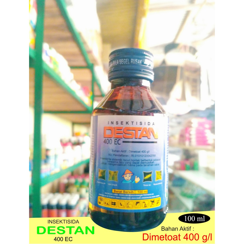 Insektisida Destan 100 ml Bahan Aktif Dimetoat 400 g/l
