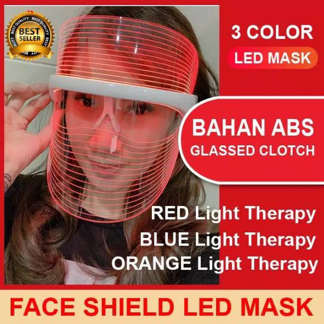 Jual Face Shield Led / Mask Led Wajah / Mask Led KOREA | Shopee Indonesia