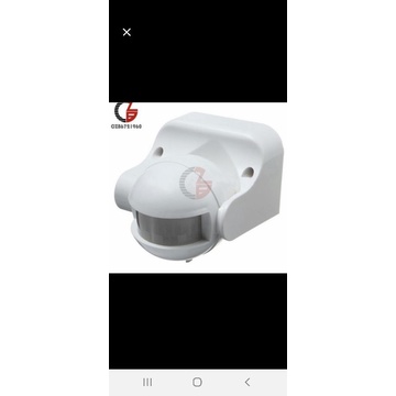 Saklar Lampu LED 220V 180 Derajat Dengan Sensor Gerak Infrared