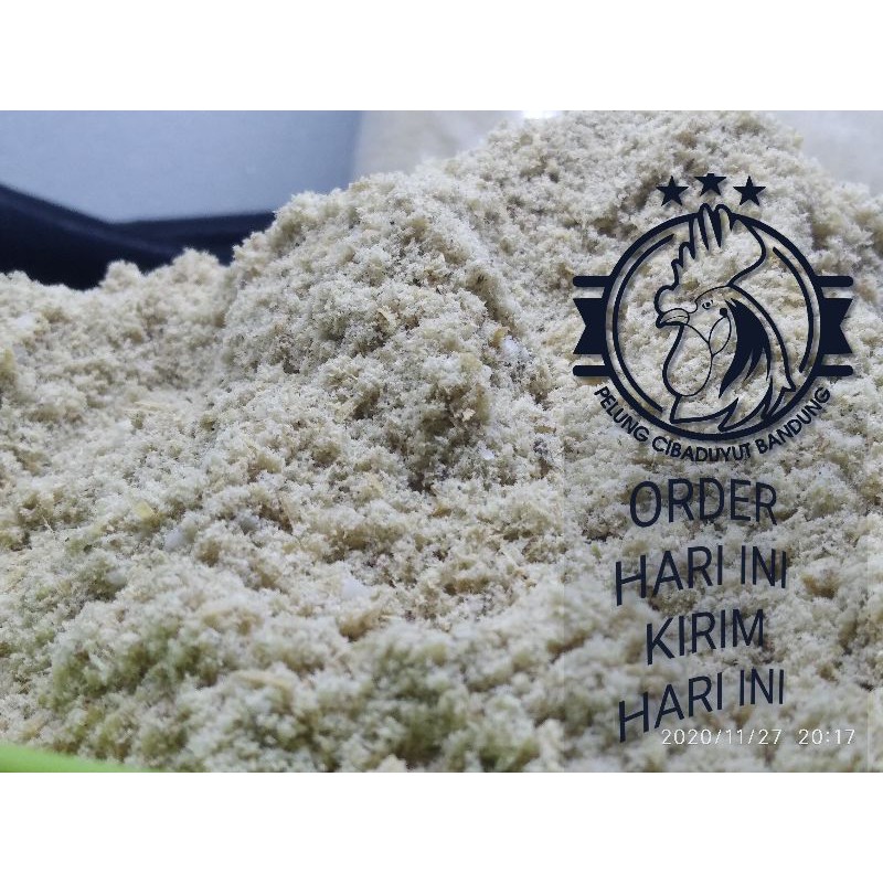 Dedak huut bekatul berkualitas lembut murni pakan unggas 1kg.