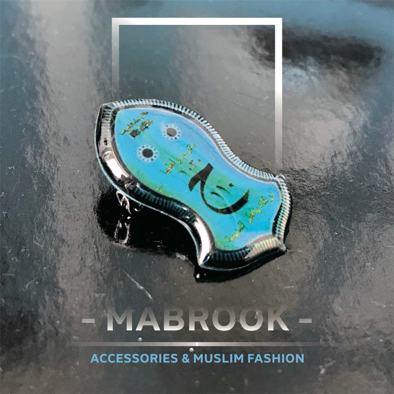 Accesories pin terompah / bros terompah / nalain “MOTIF DARKAH”