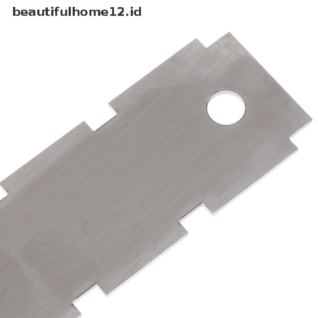 【beautifulhome12.id】 Guitar Neck Notched Straight Edge&amp;Fret Ruler Rocker Luthier Tool Stainless Steel  .