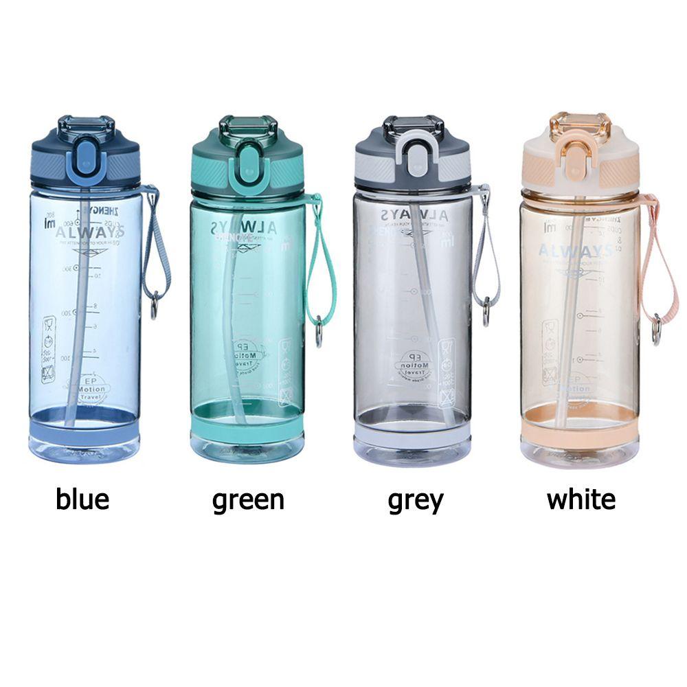 Populer Botol Air Minum Olahraga 800ml Portable BPA Free Plastik Pria Tempat Minum