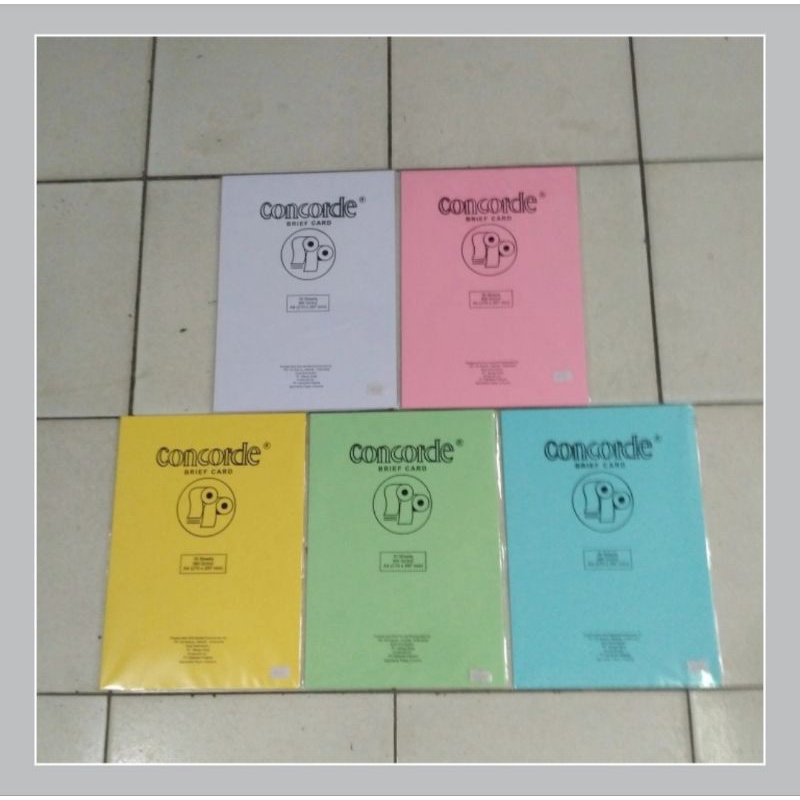 

Kertas Concorde A4/160 gram harga 7.000 pack.