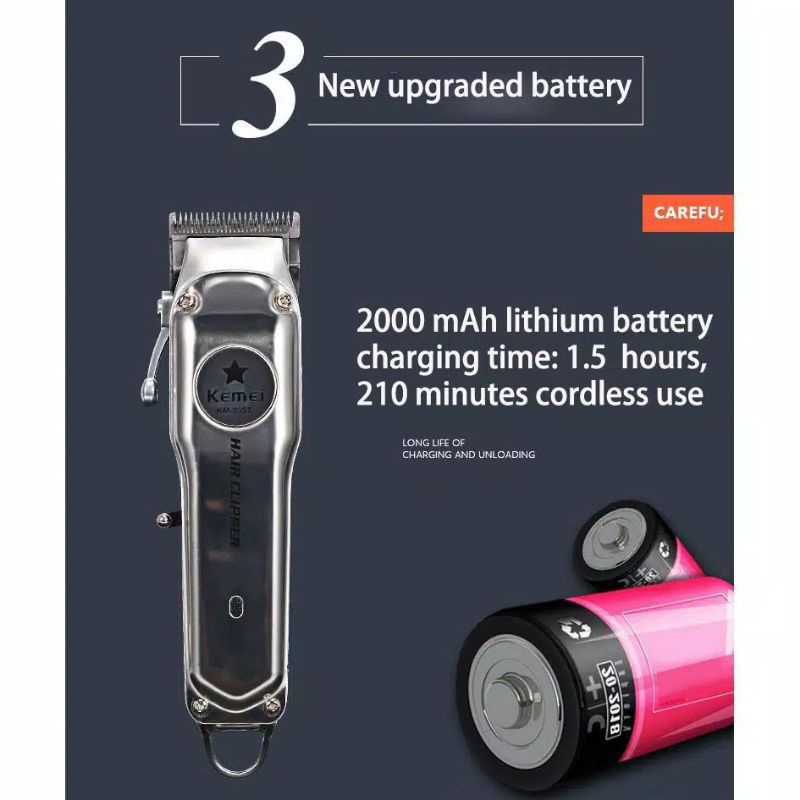 clipper kemei km 1996 cukuran kemei 1996