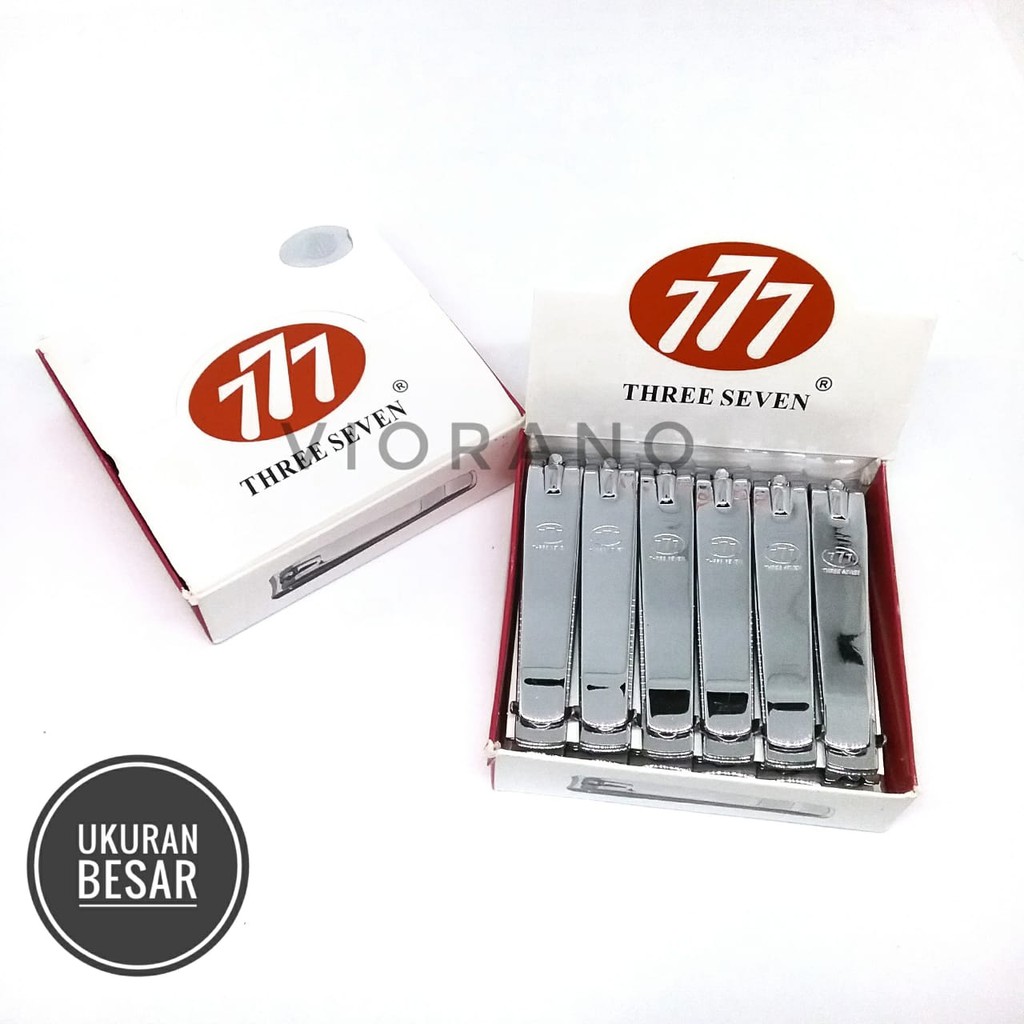 Jumbo Gunting Kuku 777 Ori 8cm Three Seven  / Alat Perawatan Kuku Meni Pedi / Jepit Kuku Stainless