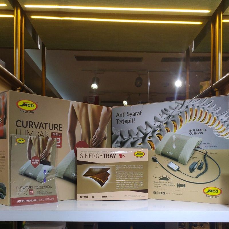Bantal Lumbar Pillow asli Jaco Tv Shopping untuk syaraf Terjepit