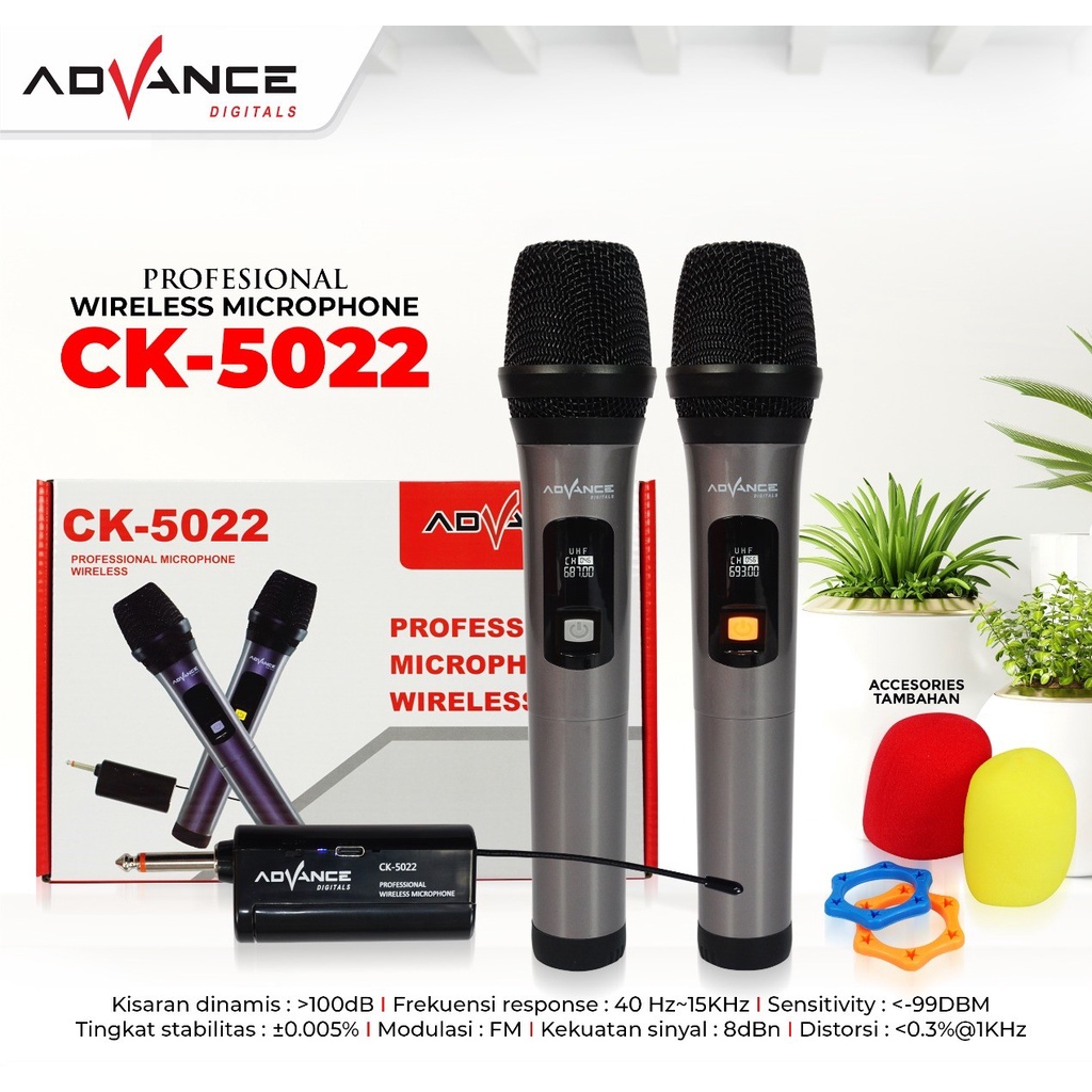 Mic Wireless 301 Advance / Mic Double Wireless / CK5022