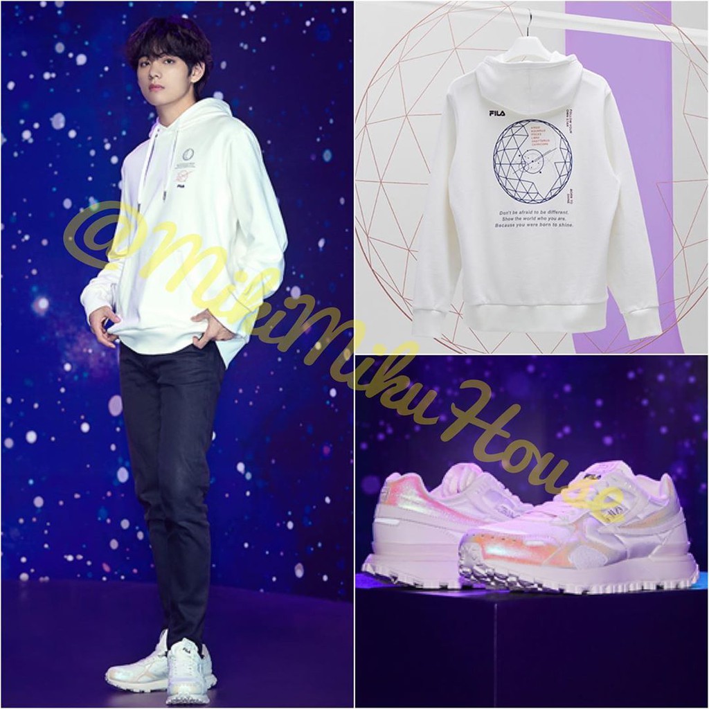  HARGA  BKN 150K BTS  FILA  TAEHYUNG V SHOES HOODIE ZAGATO 