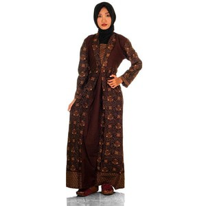 Gamis Muslim Batik I Busana Muslim Wanita Gamis Batik Sogana