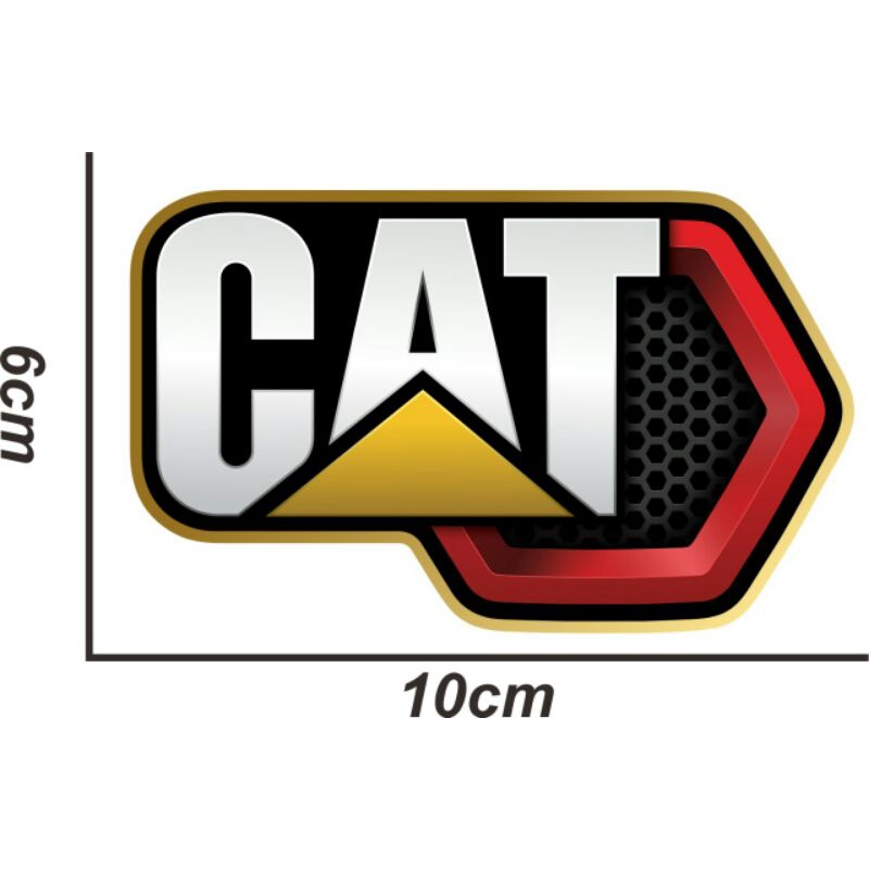 Sticker Printing Logo Caterpillar Stiker Alat Berat Stiker Print