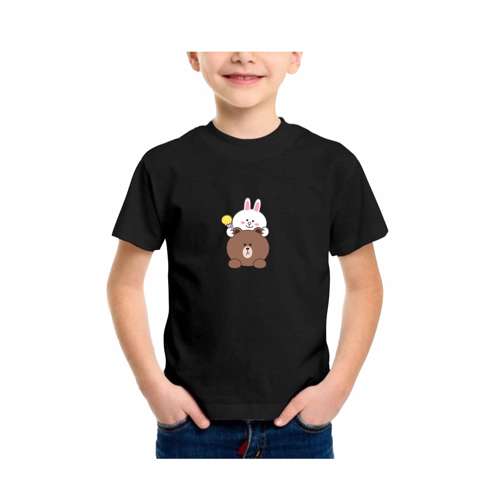 Kaos oblong anak anak bergambar print digital unisex bisa di pakai laki laki dan perempuan 005