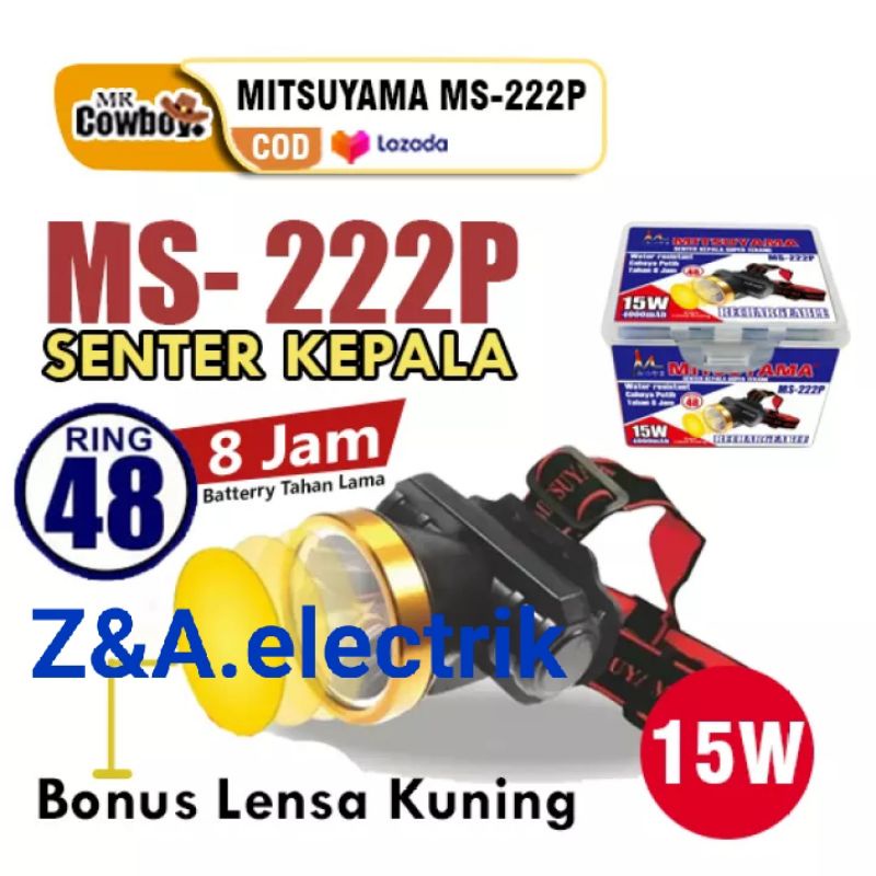 Senter Kepala Ring alumunium MS-222 MITSUYAMA 48 RING