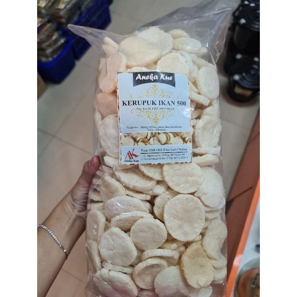 

Kerupuk Ikan Berat 500gr Oleh Oleh Kota Cirebon