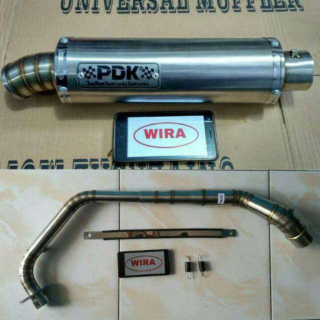 Knalpot racing PDK suzuki satria fu new jupiter mx king honda sonic 150