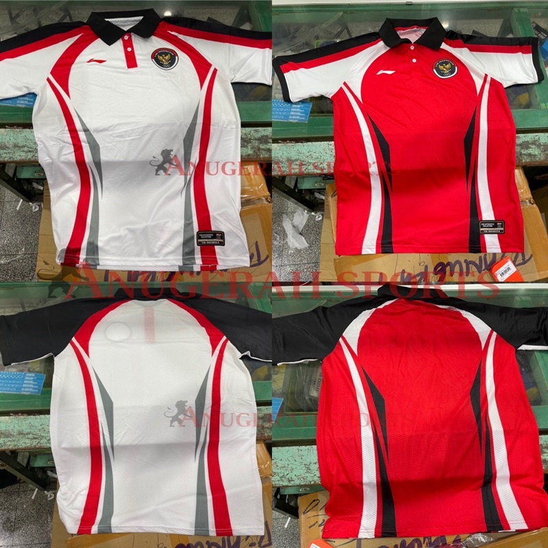OFFICIAL LI-NING / LINING SPORT POLO TIM INDONESIA OLIMPIADE TOKYO 2021 ORIGINAL