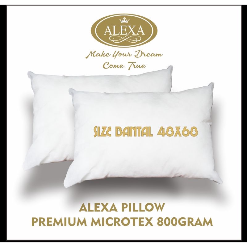 ALEXA Bantal Guling Hotel Microtex 800Gram