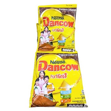 SUSU DANCOW FORTIGRO COKLAT SACHET 39 GR (10 Sachet)