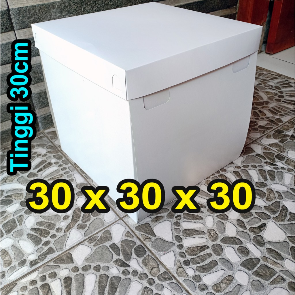 Dus box 30x30x30 cm box 30x30x30 dus kue ultah box kue ultah