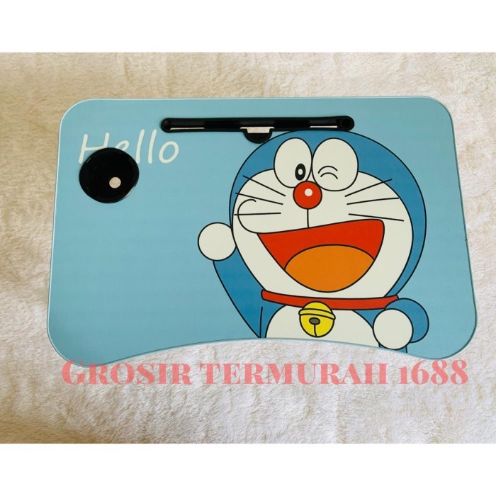 meja lipat/meja belajar/meja karakter/meja laptop - doraemon